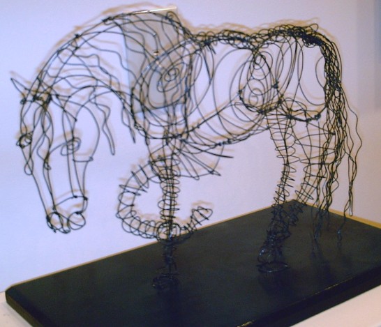 Christa's Canvas-Horse Sculpture Large View